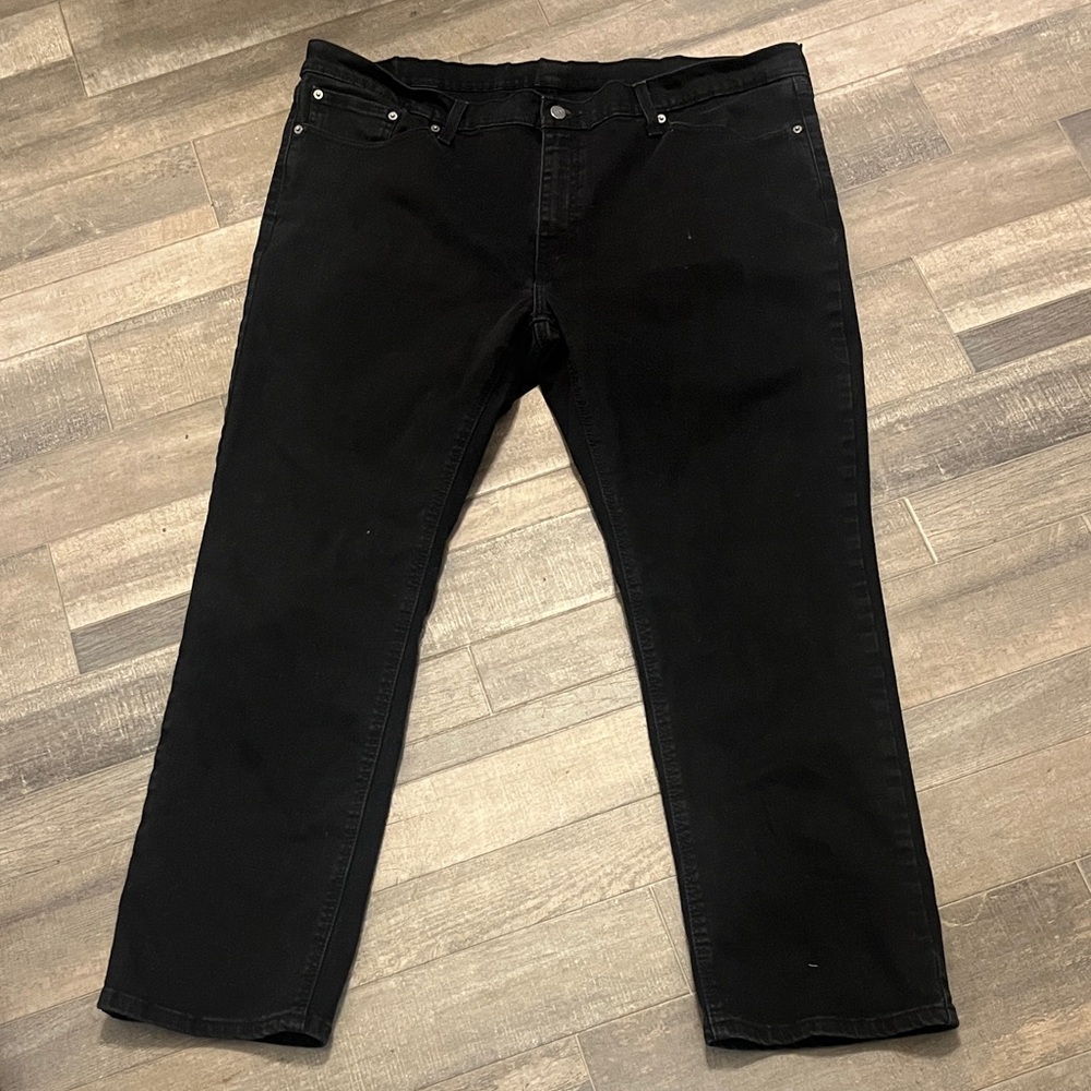 Levi's Mens Deep Black Relaxed Jeans